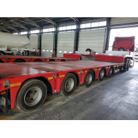 Раздвижной низкорамный трал Кессборер LB5E аппарели 12°, Lr=9240+6000