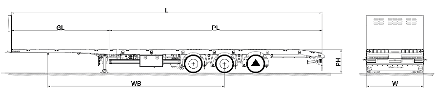 Раздвижная платформа Kassbohrer K.SPA.M Раздвижная платформа Kassbohrer K.SPA.M